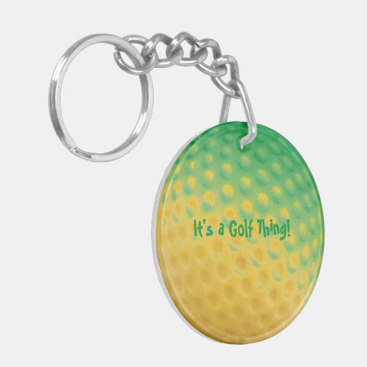 'Het is een Golfding ding' Sleutelhanger (Voorkant Links)