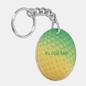 'Het is een golfsache' Sleutelhanger (Voorkant Links)