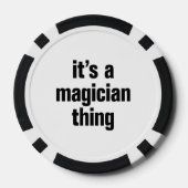 het is een goochelaar iets pokerchips (Achterkant)