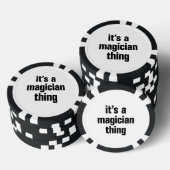 het is een goochelaar iets pokerchips (Opstapeling)