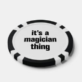 het is een goochelaar iets pokerchips (Enkel)