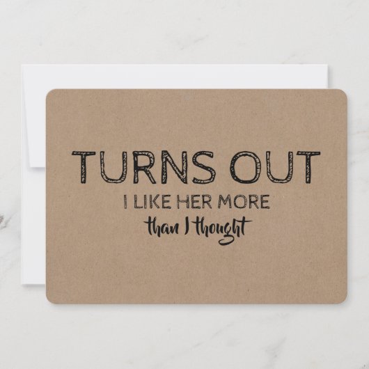 Het is een grappig Groomsman-voorstel Kaart (Voorkant)