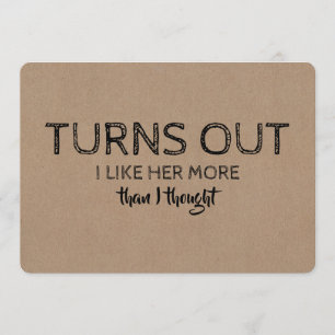 Het is een grappig Groomsman-voorstel Kaart