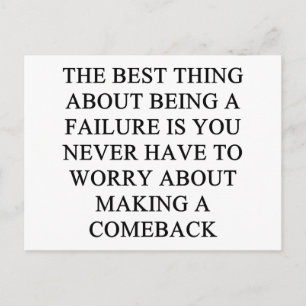 Het is een grappig idee voor jou briefkaart