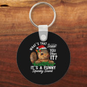 Het Is Een Grappig Piepend Geluid Shirt Kerst Eekh Sleutelhanger (Voorkant)