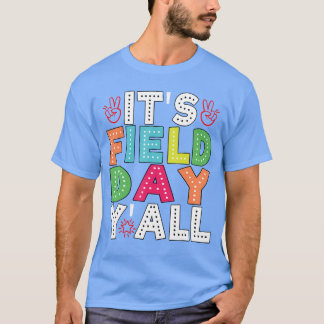 Het is een grappige leraar voor veldedag Kids Happ T-shirt