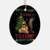 Het is een grappige Squeaky Sound Squirrel Keramisch Ornament (Rechts)