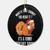 Het is een grappige Squeaky Sound Squirrel Keramisch Ornament (Links)