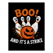 Het is een grappige strike Halloween bowling Perfect Poster (Voorkant)