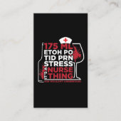 Het is een gratis geregistreerd verpleegleven visitekaartje (Voorkant)