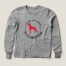 Het is een Great Dane T-shirt