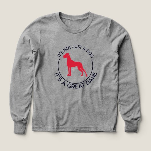 Het is een Great Dane T-shirt (Voorkant)