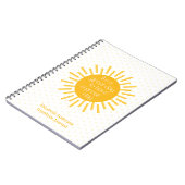 Het is een Great Day Sun Gratitude Journal Notitieboek (Linkerzijde)