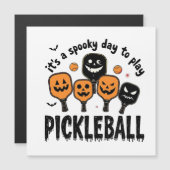 Het is een griezelige dag om Pickleball Halloween  (Voorkant / Achterkant)