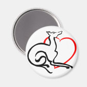 Het is een grijs gebied Logo - geen tekst Magneet (Voorkant / Achterkant)