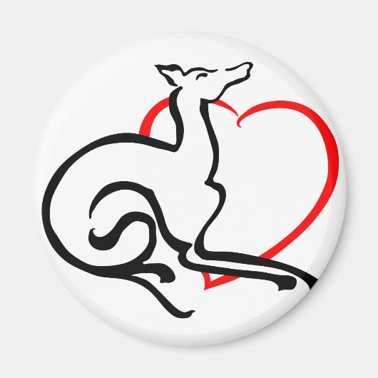 Het is een grijs gebied Logo - geen tekst Magneet (Voorkant)