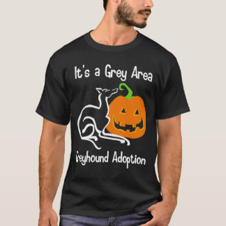 Het is een grijs Shirt van pompoen