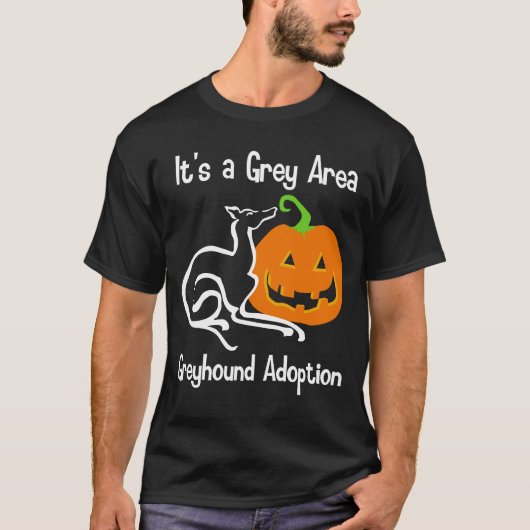 Het is een grijs Shirt van pompoen (Voorkant)