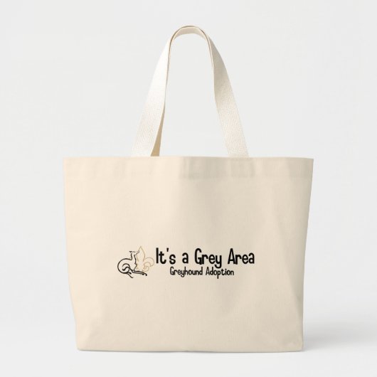 Het is een grijze Logo - 2 Grote Tote Bag (Voorkant)