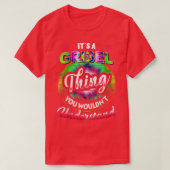 Het is een Grisel Thing Dye Grisel Name 5454 T-shirt (Design voorkant)