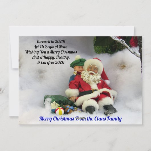 Het is een groot jaar geweest, met een Kaart voor  (Achterkant)