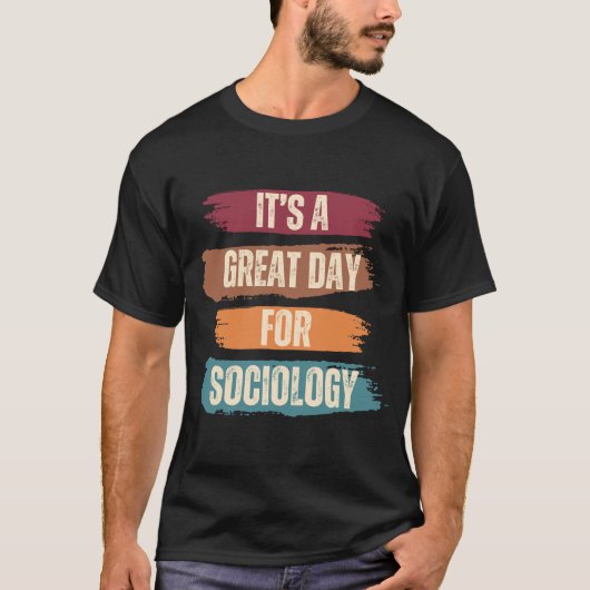 Het is een grote dag voor de sociologie t-shirt (Voorkant)
