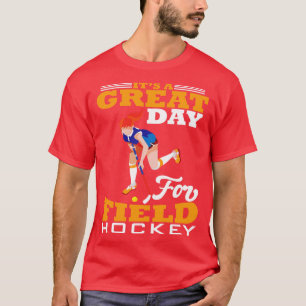 Het is een grote dag voor veldhockey t-shirt