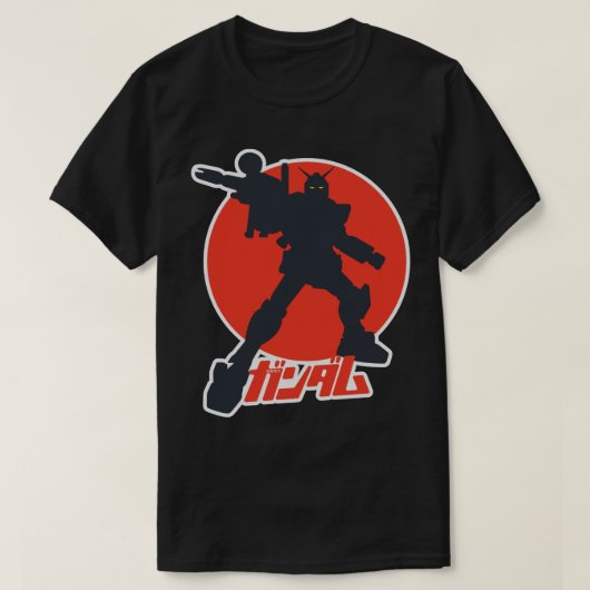 Het is een GUNDAM T-shirt (Design voorkant)