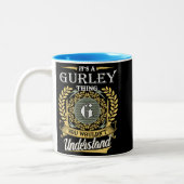 Het is een Gurley-ding dat je niet kunt begrijpen Tweekleurige Koffiemok (Links)