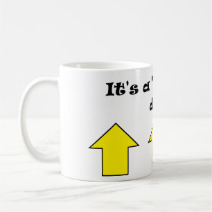 Het is een "half volle" dag ! koffiemok
