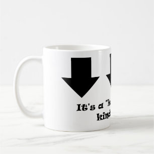 Het is een 'halflege' soort dag! koffiemok