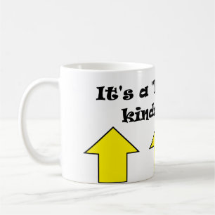 Het is een 'halfvol' soort dag ! koffiemok