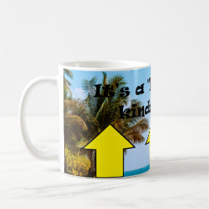 Het is een "halfvol" soort dag ! koffiemok