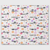 Het is een Halloween verjaardagsfeestje Voeg de na Cadeaupapier (Vlak)