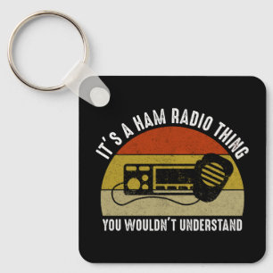 Het is een Ham Radio ding - je zou het niet begrij Sleutelhanger
