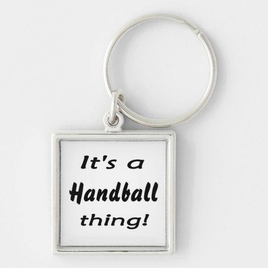 Het is een handbal ding. sleutelhanger (Voorkant)
