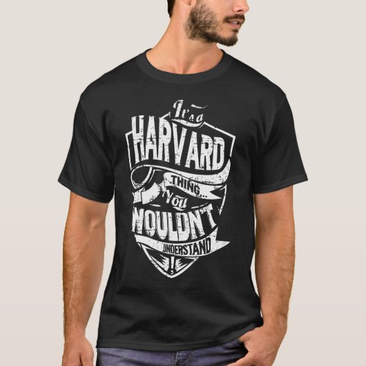 Het is een HARVARD-ding T-shirt (Voorkant)