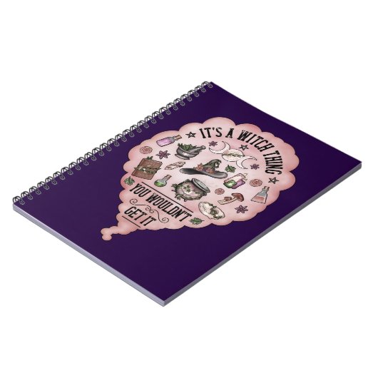 Het is een heks ding notitieboek (Linkerzijde)