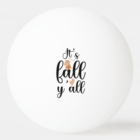 Het is een herfst, schattige theezak. pingpongbal (Voorkant)