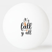 Het is een herfst, schattige theezak. pingpongbal (Achterkant)