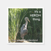 Het is een Heron Ding Servet (Voorkant)