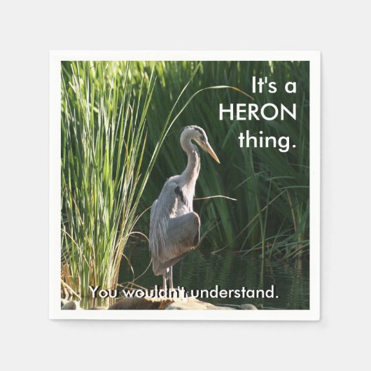 Het is een Heron Ding Servet (Voorkant)