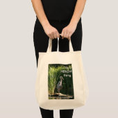 Het is een Heron Ding Tote Bag (Voorkant (product))