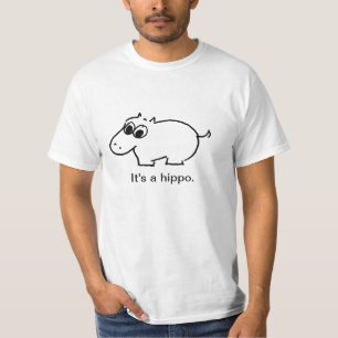 Het is een hippo - V1 T-shirt