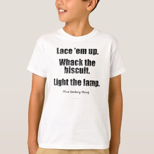 Het is een Hockey-ding T-shirt (Voorkant)