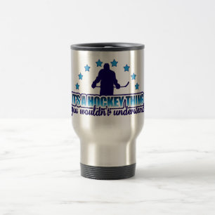 Het is een Hockey Thing Travel Mug Reisbeker