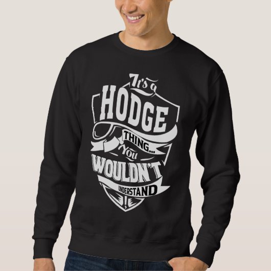 Het is een Hodge ding Trui (Voorkant)