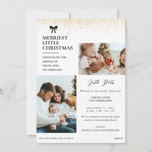 Het is een Hoesje van een kerstfeestfotomagazine Feestdagenkaart (Achterkant)