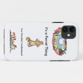 Het is een Hoesje van Ferret Thing Phone (Achterkant (horizontaal))
