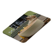 Het is een honden-zwemmagneet magneet (Linkerzijde)